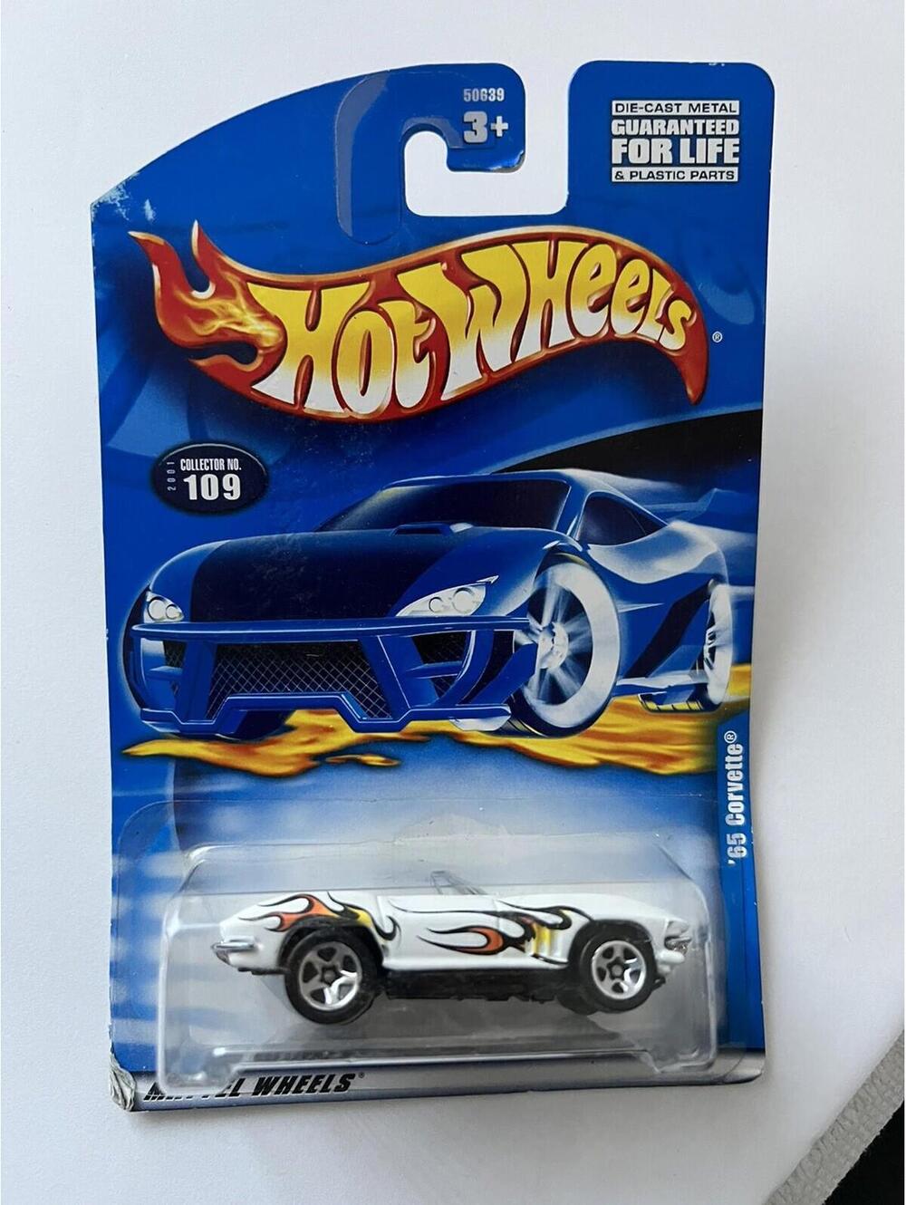 Hot Wheels '65 Corvette Die-Cast Metal Toy Car